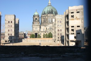 Palast der Republik, die letzten Überreste Palazzo